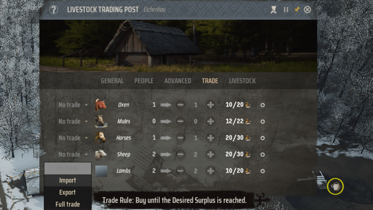 Manor Lords - How to Make Cloaks - Build a Livestock Trade Post