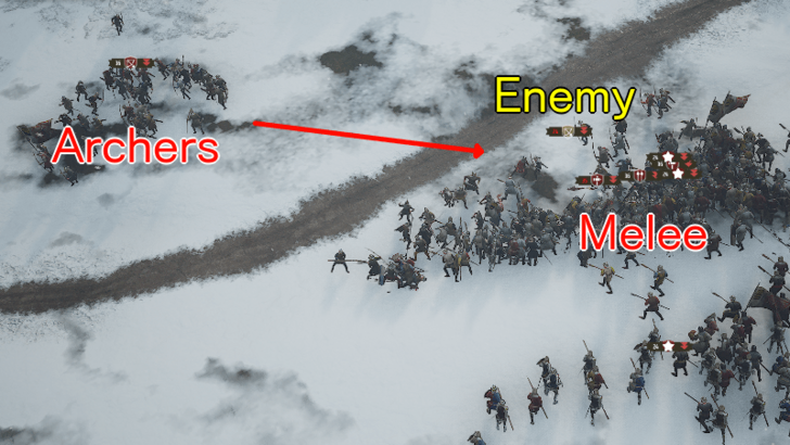 Manor Lords - Flank the Enemy