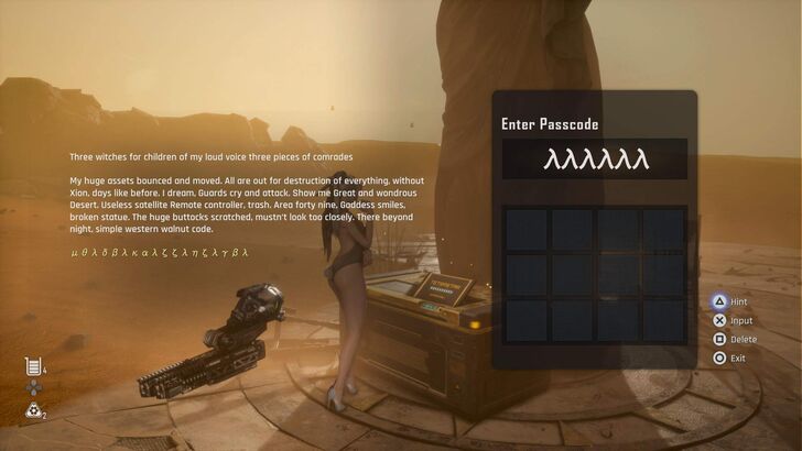 Stellar Blade - Three Witches Passcode Unlock Location