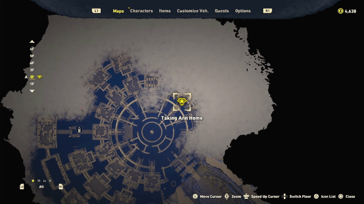 Sand Land - Lisab Battleship Pt. 2 Chest #5 Map