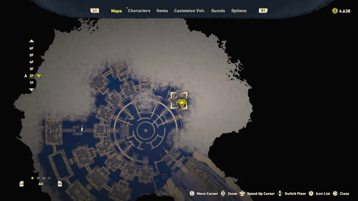 Sand Land - Lisab Battleship Pt. 2 Chest #7 Map