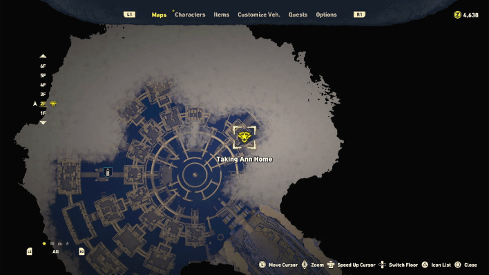 Sand Land - Lisab Battleship Pt. 2 Chest #8 Map