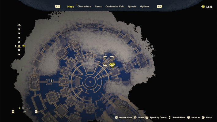 Sand Land - Lisab Battleship Pt. 2 Chest #9 Map