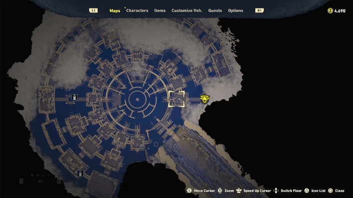 Sand Land - Lisab Battleship Pt. 2 Chest #10 Map