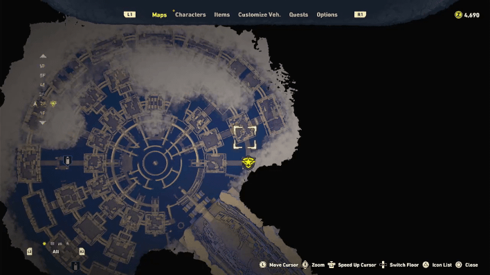 Sand Land - Lisab Battleship Pt. 2 Chest #11 Map