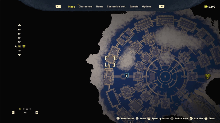 Sand Land - Lisab Battleship Pt. 2 Chest #17 Map