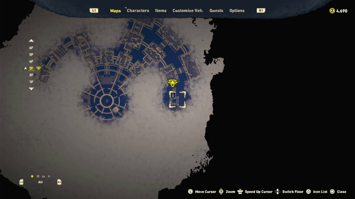 Sand Land - Lisab Battleship Pt. 2 Chest #19 Map