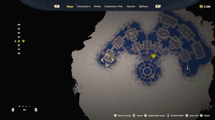 Sand Land - Lisab Battleship Pt. 2 Chest #23 Map