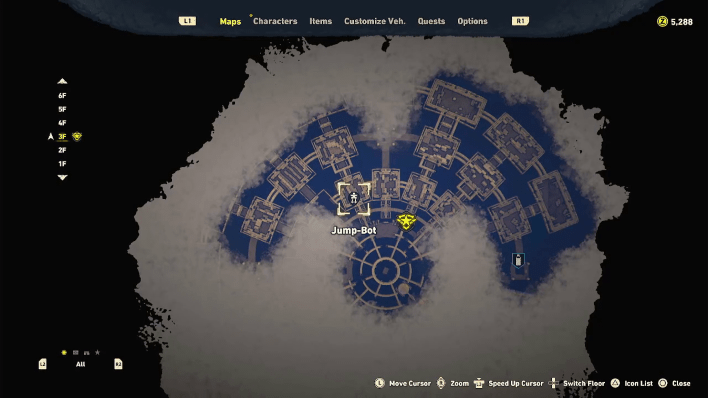 Sand Land - Lisab Battleship Pt. 2 Chest #24 Map