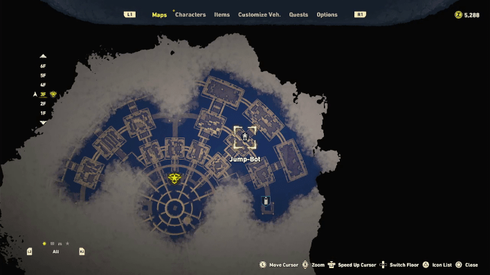 Sand Land - Lisab Battleship Pt. 2 Chest #26, #27, and #28 Map