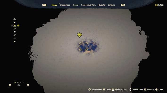 Sand Land - Lisab Battleship Pt. 2 Chest #29 Map