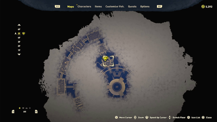 Sand Land - Lisab Battleship Pt. 2 Chest #31 Map