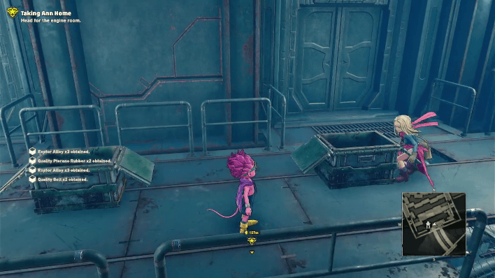 Sand Land - Lisab Battleship Pt. 2 Chest #34 and #35 Overworld