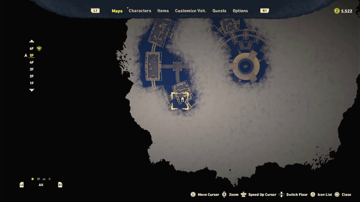 Sand Land - Lisab Battleship Pt. 2 Chest #36 Map