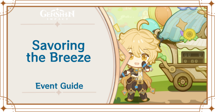 Genshin Impact Savoring the Breeze Web Event Guide
