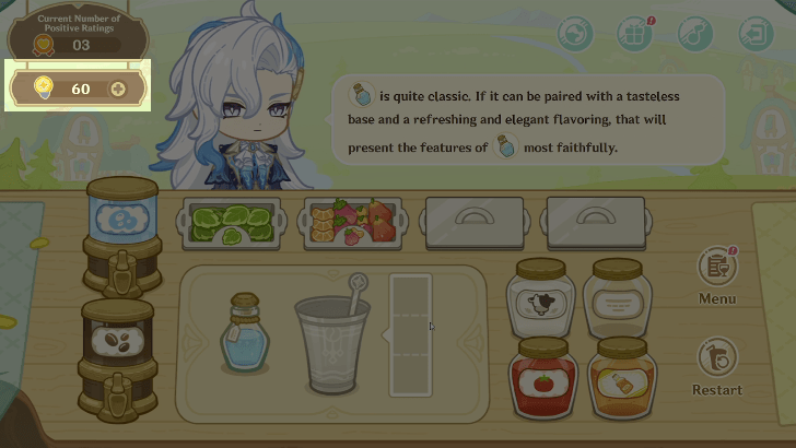 Genshin Impact Savoring the Breeze Web - Collect Inspiration