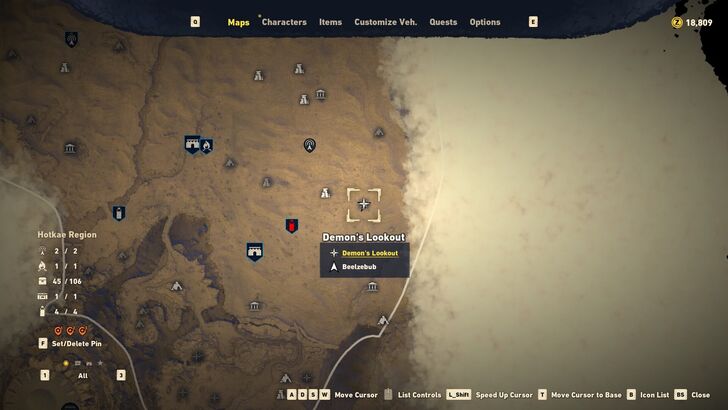 Portable Game Console Map