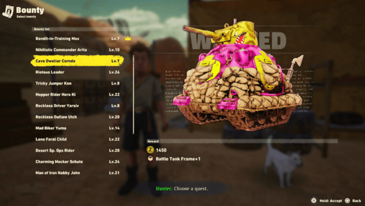 Sand Land - Battle Tank Frame From Bounties