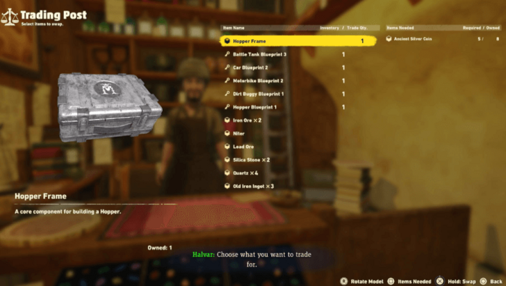 Purchase From the Trading Post