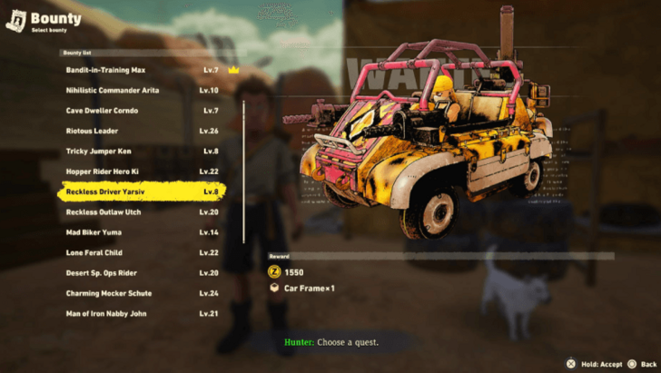 Car Frame From Bounties