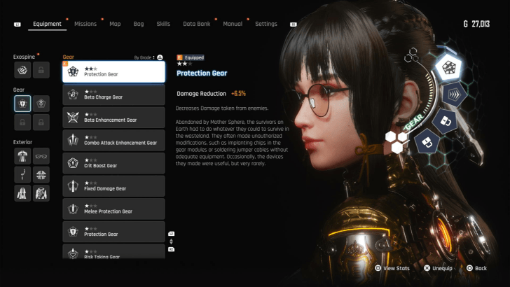 Stellar Blade - All Exospines, Gear, and Collectibles are Missable