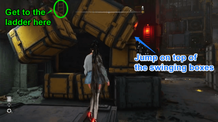 Stellar Blade - Swinging Boxes