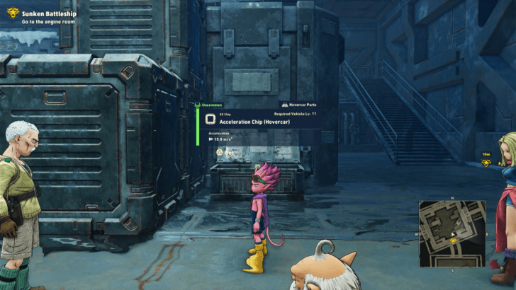 Sand Land - Acceleration Chip (Hovercar) Map