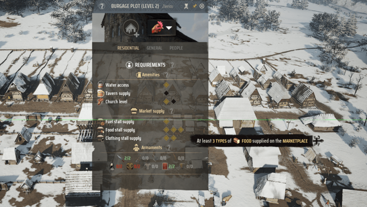 Manor Lords - How to Make Eggs - Used to Upgrade Burgage Plot