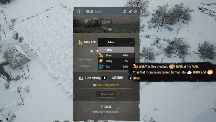 Manor Lords - How to Make Linen - Plant and Harvest Flax