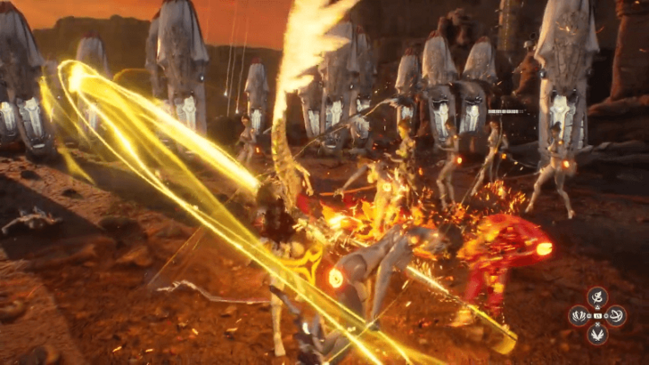 Stellar Blade - Fighting Airborne Squad Members