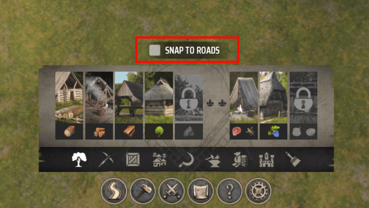 Manor Lords - Disable Snap to Roads