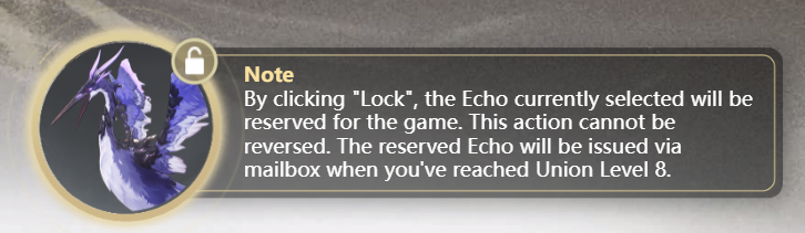 Wuthering Waves - Pre-Release Echo Summon Web Event - Locking the Echo