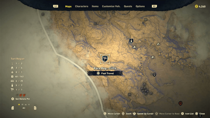 Well-Worn Hammer Map