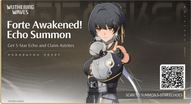 Wuthering Waves - Pre-Release Echo Summon Web Event QR Code Sharing