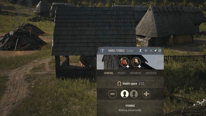 Manor Lords - Assign to Hitching Post