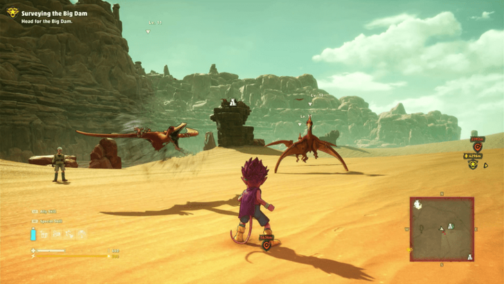 SAND LAND - Pterano Overworld Location