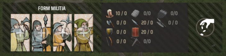 Manor Lords - Prepare Militia Against Raiders