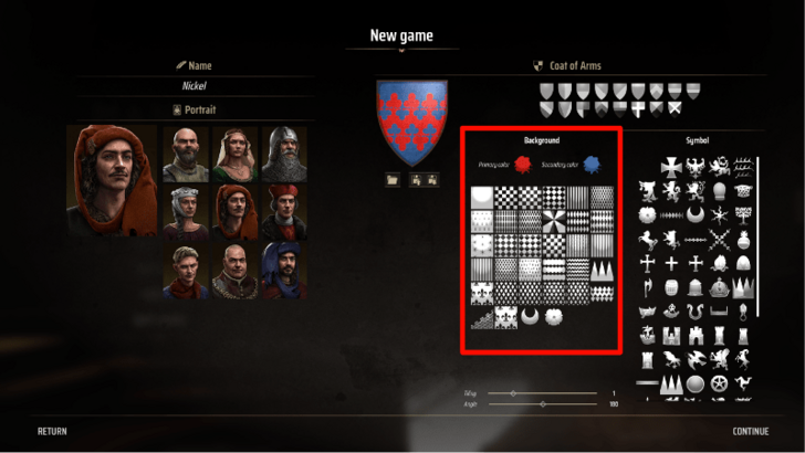 Manor Lords - Coat of Arms - Background