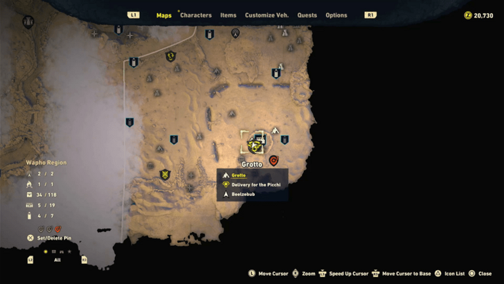 SAND LAND - Legendary Spring Talisman of Fortune Map Location