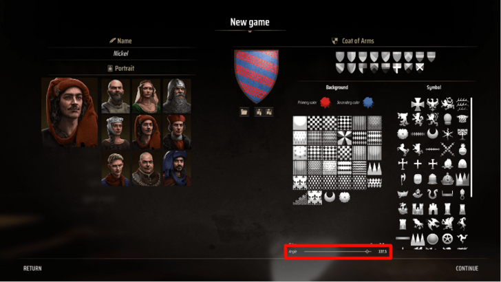 Manor Lords - Coat of Arms - Angle