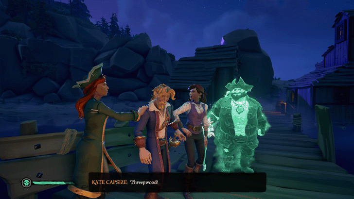 Sea of Thieves - Kate, Guybrush, Elaine, and Pirate Lord