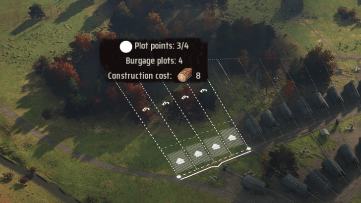 Manor Lords - Build Burgage Plots in Settlements