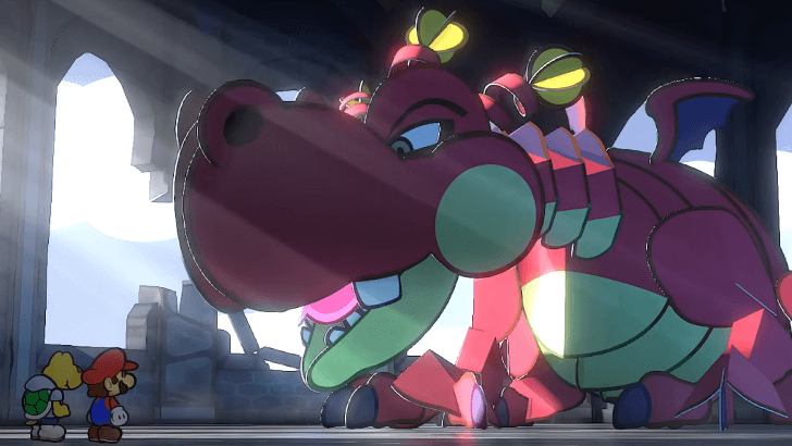 Paper Mario TTYD Switch Remake - Castle and Dragon