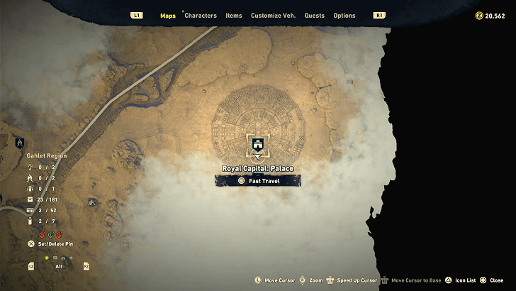 Letter to Knocker Map