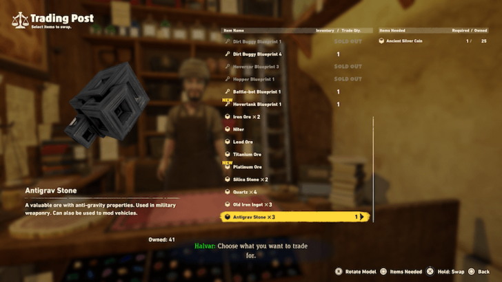 Sand Land Hovertank Blueprint 1