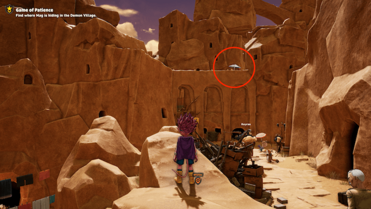 Sand Land Game of Patience Mag Location 1