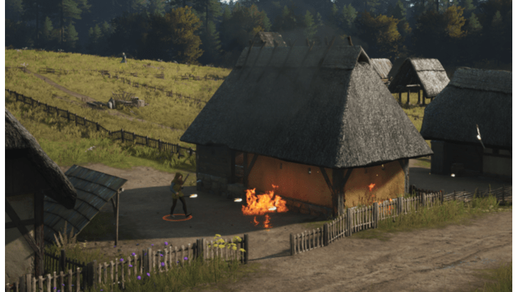 Manor Lords - Raiders Invading the Village