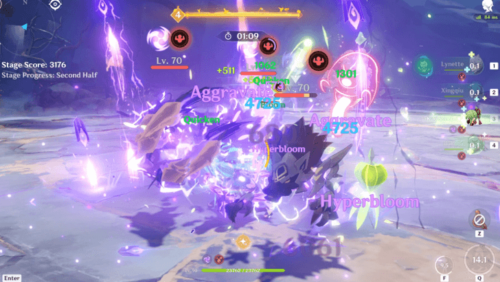 Genshin - Vibro Crystal Day 4 Damage Dealing