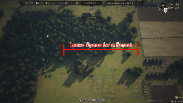 Manor Lords - Leave Space for a Forest