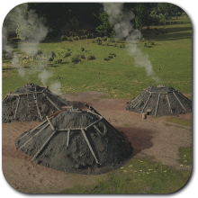 Charcoal Kiln Icon